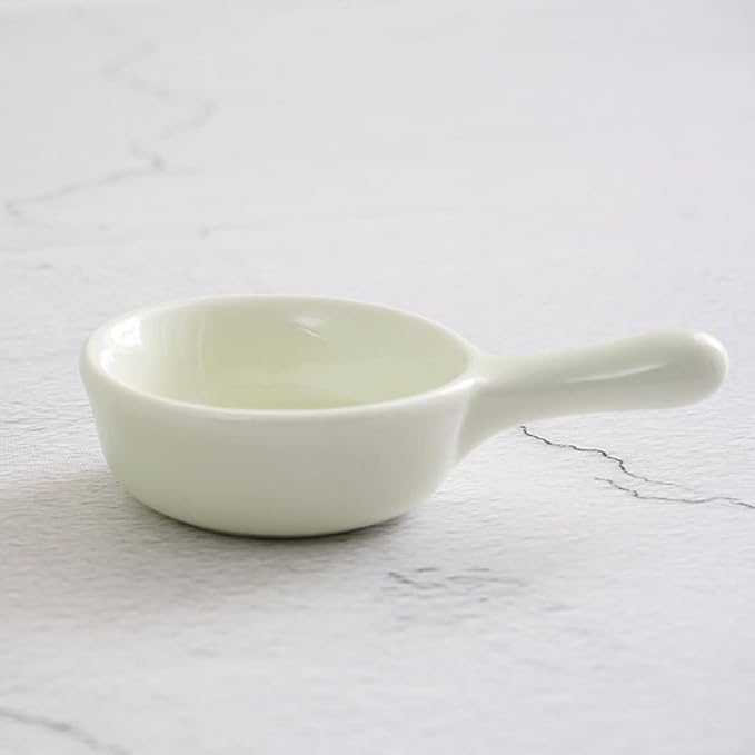 4pcs Ceramic Plates Japanese Style Snack Tray Lid Seasoning Sauce Plate for Kitchenware Restaurant Use
