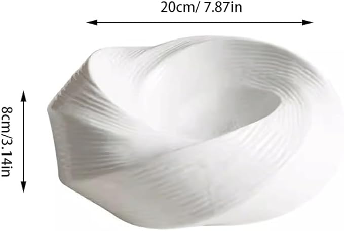 SONGCHAO Party Supplies Ceramic Dinner Plate Home Salad Plate Deep Plate Hotel Restaurant Western Food Plate Appetizer Plate Cold Dish Plate Party Plates (Color : 20cm)