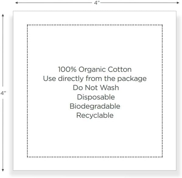 Five Star Cotton Cocktail Napkins, Beverage & Party Napkins - 4" x 4" Single Use (25 pack) White