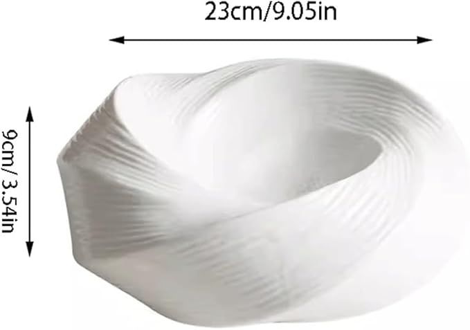 SONGCHAO Party Supplies Ceramic Dinner Plate Home Salad Plate Deep Plate Hotel Restaurant Western Food Plate Appetizer Plate Cold Dish Plate Party Plates (Color : 23cm)