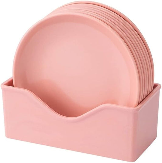 Ceramic Cutlery Salad Bowl Snack Plate Appetizer Plate Sauce Plate Multicolor Set Universal Snack Plate Imitation Porcelain Disc Dried Fruit Plate Small Bowl (Color : A, Size : B)