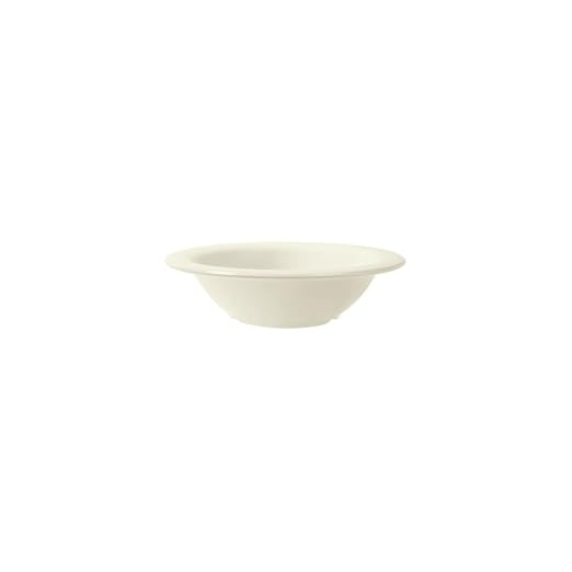 G.E.T. B-127-DI-EC Melamine Narrow Rim Fruit/Dessert Bowl, 12 Ounce, Ivory (Set of 4)