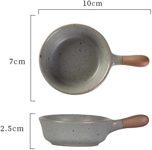Appetizer Plates Ceramic Seasoning Dishes, Sushi Dipping Bowl, Vinegar Spice Sauce Dishes for Condiment
