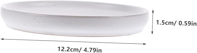 PRETYZOOM Sushi Dish Decorative Dessert Plate Vintage Ceramic Food Serving Plate for Appetizers and Snacks Design for Restaurants and Parties