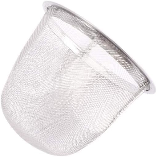 Silver Stainless Steel Tea Infuser Mesh Strainer, Teapot Replacement Mesh Strainer Insert, Reusable Loose Leaf Tea Herb Strainer Tea Filters, Replacement Tea Infuser, Tea Strainers and Filters(7cm)