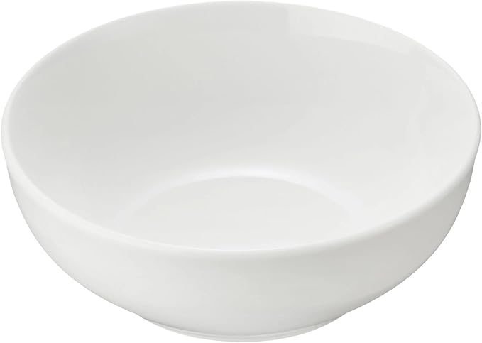 12-Piece Glazed White Stoneware Dinnerware Set - 4 Dinner Plates + 4 Soup Bowls + 4 Dessert Bowls, Microwave/Dishwasher/Oven Safe, Durable Easy-Clean for Home Dining Party Gift