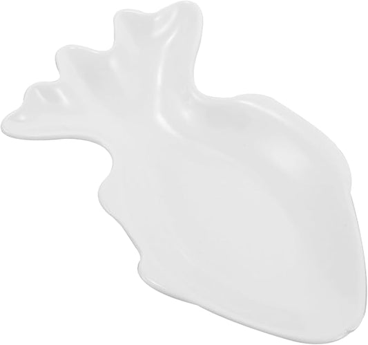 Gatuida Fish Shaped Ceramic Sushi Boat Serving Tray Chunky Appetizer Plate Cute Small Plates