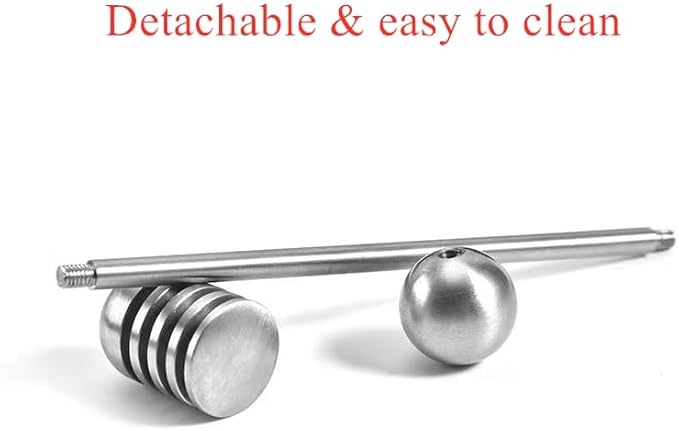 Honey Dipper. Premium 304 Stainless Steel Honey Dipper Set, 6.3 Inch Kitchen Stirrer, 1 Pack Deep-Groove Honeycomb Sticks for Syrup, Molasses, and Sauces, Dishwasher Safe. 1 PCS in One Box.