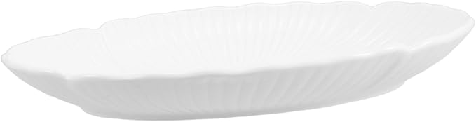Veemoon Decorative Ceramic Plate Appetizer Dish for Serving Cheese Fruits Desserts and Condiments Elegant Tableware for Home and Kitchen Decor