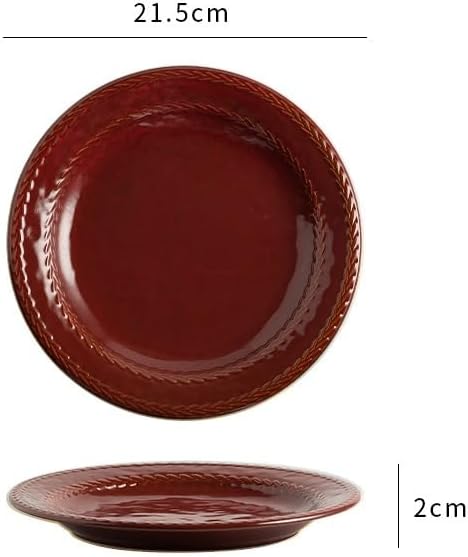 Modern Large Dinner Plates Japanese Restaurant Underglaze Color Creative Home Steak Dinner Plate Ceramic Appetizer Dessert Pasta Cake Tableware Stackable Dinner Plates