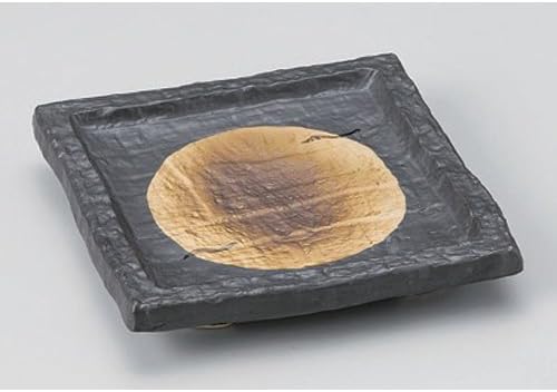 せともの本舗 Mukatsuki Haruguki Kadobuchi Appetizer Plate, 6.9 x 1.2 inches (17.5 x 3 cm), Restaurant, Ryokan, Japanese Tableware, Restaurant, Commercial Use