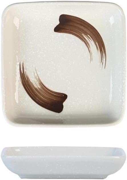 Appetizer Plates Saucer Dish Ceramic Bowls, Small Snack Bowls for Dessert Nuts Olive Soy Sauce Dish Dip Bowls Ingredients for Condiment
