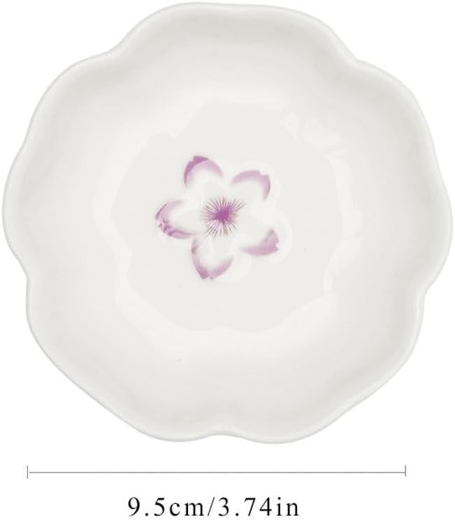 Snack Plate Ceramic Sauce Dishes Dishes Seasoning Sushi Dessert Appetizer Serving Plate Porcelain Small Plate Snack Tray