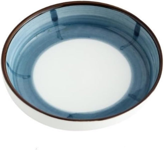 Appetizer Plates Saucer Dish, Dipping Snack Bowl, Ceramic Small Serving Dish Condiment Dish Sushi Soy Dish for Condiment