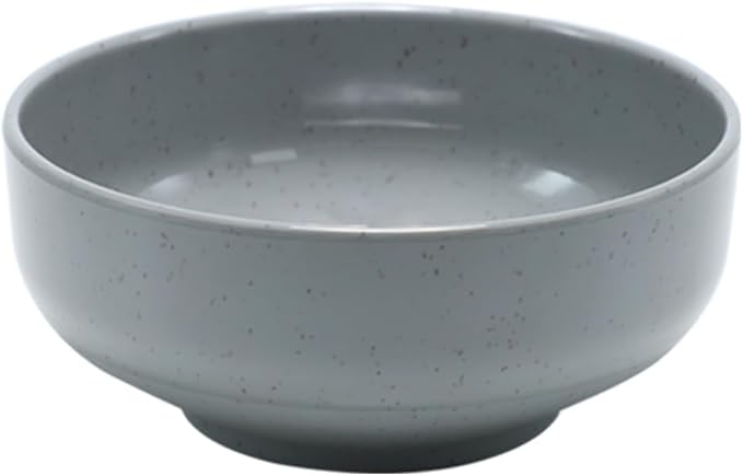 Melamine Dinnerware Sets for 4, 12Pcs Kitchen Plates and Bowls Set, Unbreakable Dishes Set, Dishwasher Safe, Easy Clean, Lightweight for Outdoor Use, Best for RV, Camping (Grey)…