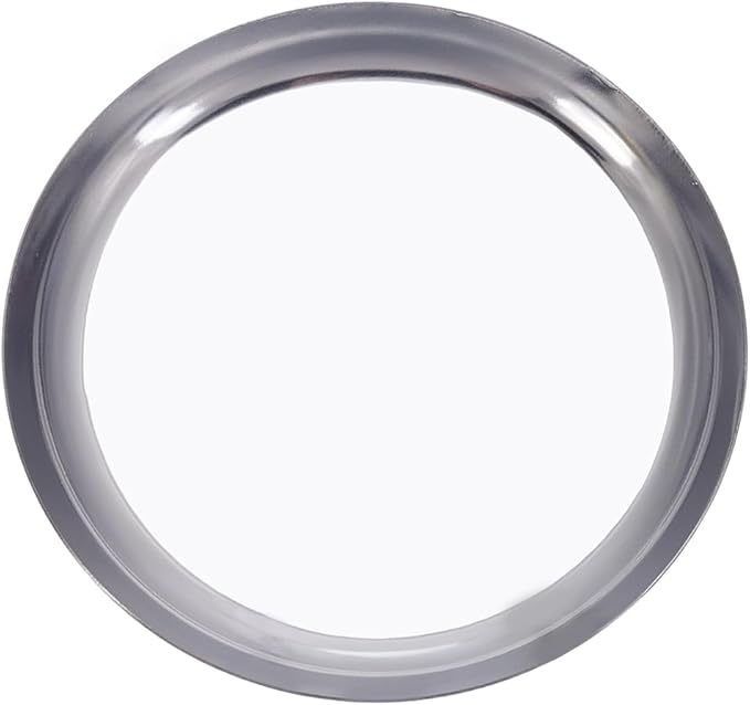 4 Pack 3.9 Inch Silver Round Tray Round Metal Serving Platter 410 Stainless Steel Small Soy Sauce Seasoning Storage Dishes Tools for Kitchen Cooking Sushi Dipping Appetizer Plates Jewelry