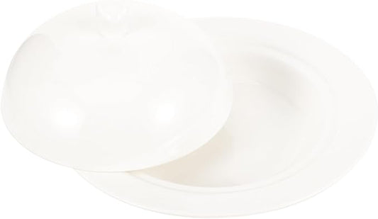 LIFKOME Elegant Ceramic Plate Lid for Wedding Family Gathering Banquet Restaurant Hotel Bakery