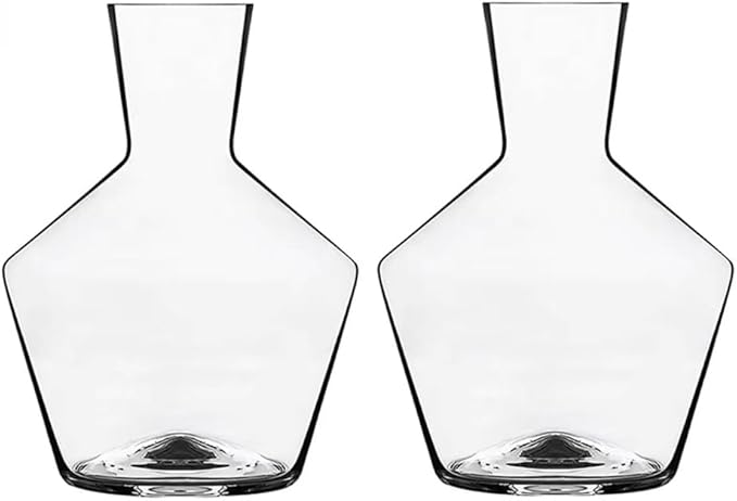 Premium Crystal Wine Glasses Set of 2, Ultra Thin Decanter,Clear Crystal Glassware for Red and White Wines, Elegant Essentials for Home and Parties, Hand-Blown (Decanter)