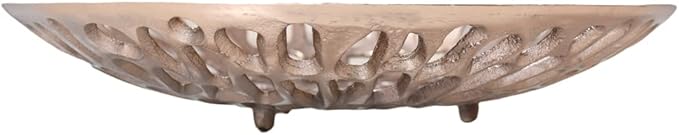 BBH Home's Handmade Bronze Novelty Shaped Aluminium Tray 5.51 x 5.51 x 1.37 AMBBVK063AB2020