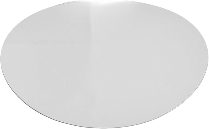 TOPINCN Metal Serving Tray, 304 Stainless Steel Modern Luxury Dessert Platter with Silver Finish, for Coffee Table Home Decor Weddings Festivals (S)
