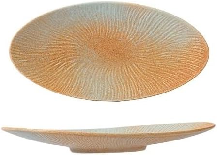 Round Ceramic Plate For Steak And Western Food Tableware For Home And Hotel(12inchfishplate)