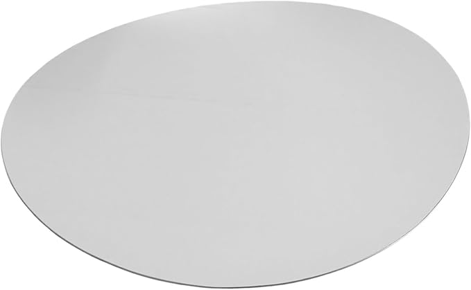 Metal Serving Tray, Stainless Steel Fruit Platter, Silver Finish Tray for Coffee Table Decor, Weddings, Parties, Festivals & Home Centerpiece (S)