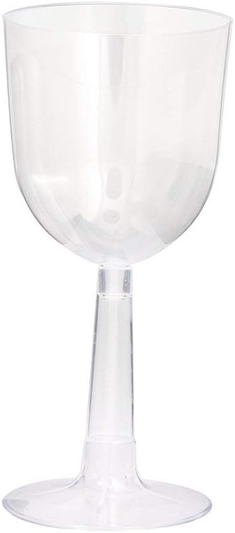Elegant Clear Plastic Wine Goblets (12 Oz) - Set Of 4, Reusable & Stunning Design - Perfect For Parties & Events