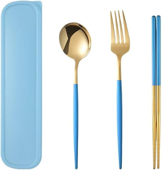 Stainless Steel Flatware serving set,Home Kitchen Eating Tableware Set,Dishwasher Safe,For Home Kitchen Restaurant Hote 3/12/18/24/30/36 Pieces Stainless Steel Portable Tableware Portuguese Chopsticks