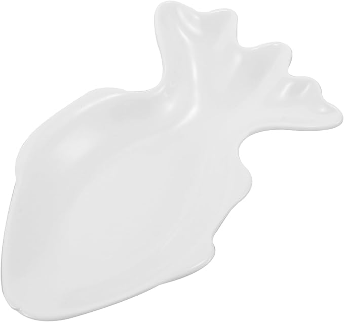 Fish Shaped Ceramic Plate Small Sushi Boat Decorative Appetizer Serving Bowl