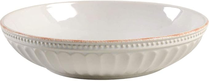 Lenox French Perle Groove Pasta Bowl, 1.58 LB, White