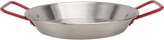 Silver Tray for Serving Platters Stainless Steel Seafood Pot Tray Classic Handles for Restaurant Hotel Family Dinners