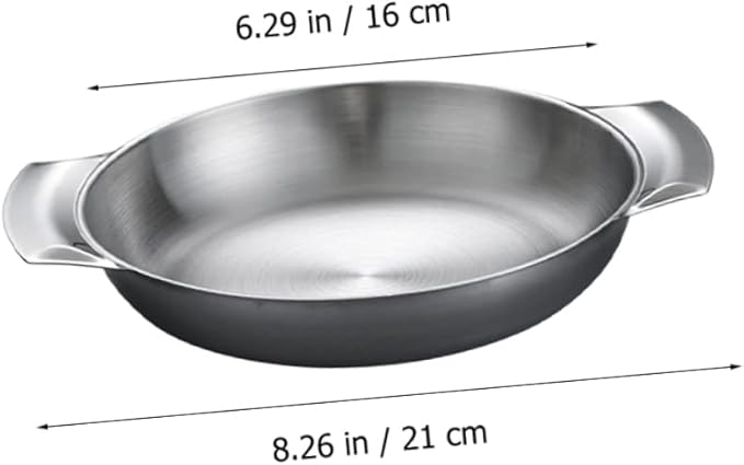 Stainless Steel Snack Serving Tray Food Plate Elegant Design for Parties Easy to Clean Pizza Tray for Buffets and Entertaining Silver Finish