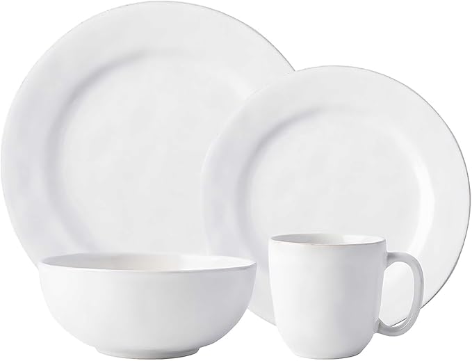 Juliska Puro Place Settings (Whitewash, 4pc w/Mug)