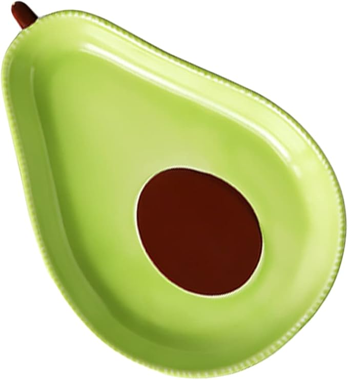 Avocado Shape Ceramic Plate Appetizer Plate Creative Ceramic Tableware