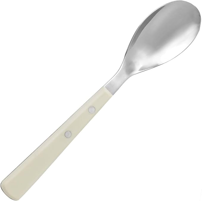 Martha Stewart Watercliffe 16 pc Flatware Silverware Set - Stainless Steel Utensils - Forks, Spoons, Knives - Service for 4 - Linen