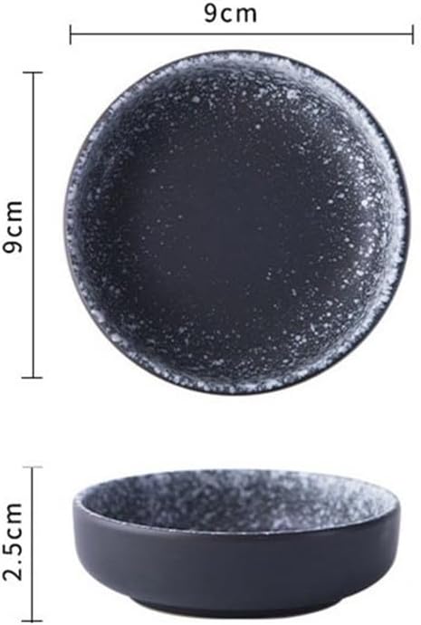 Snack Plates Ceramic Small Appetizer Plates - Dessert Plates for Tea Party, Cake, Ice Cream, Snacks