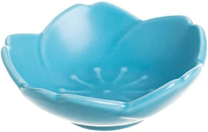 Dipping Dish Dip Bowls Ceramic Snack Bowl Sauce Bowl Mini Kitchen Utensils Dipping Bowl Ornaments Ice Cream Fruit Sara Kitchen Tableware Seasoning Board Appetizer Plate Seasoning Dish ( Color : F )