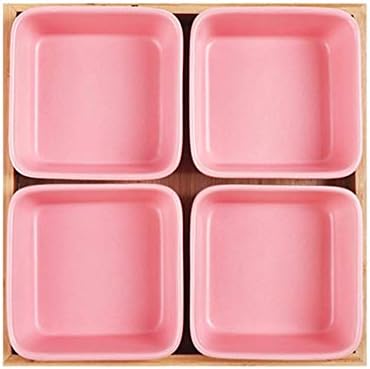 Ceramic Dinner & Appetizer Plates Set - Versatile Separated Fruit & Snack Tray for Living Room, Perfect for Dry Fruits, Snacks, and Entertaining - Stylish Bowl Set