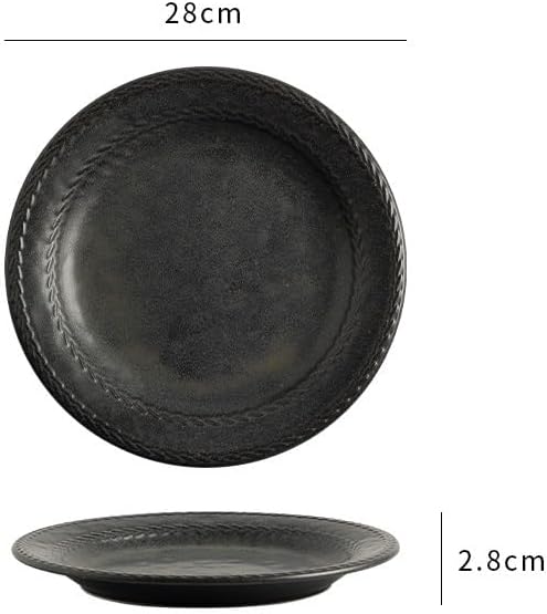 Dinner Plates Japanese Restaurant Underglaze Color Creative Home Steak Dinner Plate Ceramic Appetizer Dessert Pasta Cake Tableware Kitchen Salad Bowl