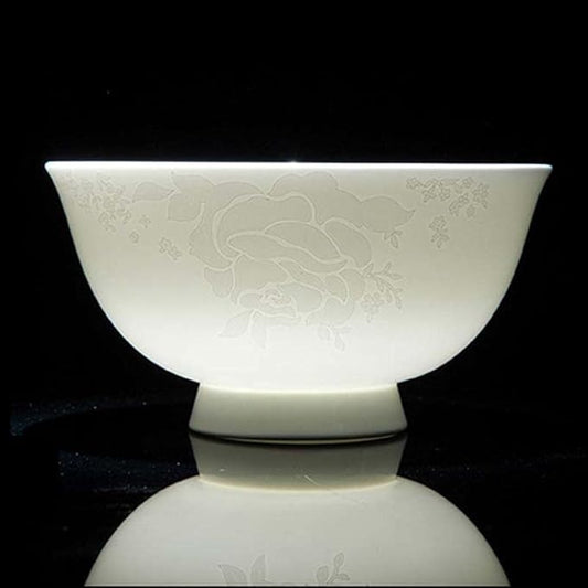 Ceramic Dinnerware Set Kitchen Tableware Dinner Dish Ceramic Plates and Dishes Bowls 58 pcs Combination Dishes Set (White)