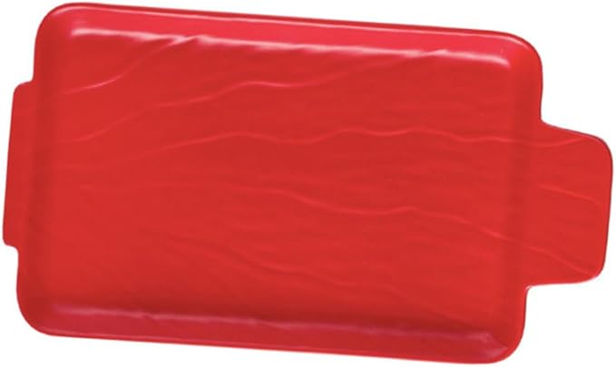 Tableware Wedding Guest Steak Plate Japanese Appetizer Plates Ceramic Jewelry The Wedding Ceramic Platter Plates Practical Food Serving Dish Ceramic Sushi Platt (Red-29.5 * 16.2 * 2.5cm