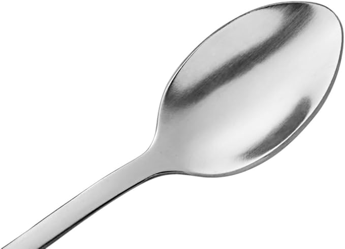 Soro Essentials- Stainless Steel Providence Iced Tea Spoon Set of 24- Serving Utensils Serving Flatware Cutlery Kitchen Tableware Buffet Serving Utensils for Home Kitchen and Restaurant