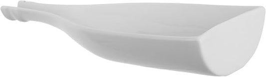 OUNONA Elegant Wine Bottle Shaped Plate Delicate Ceramic Food Dish for Dinner Unique Tableware for Appetizers Cold Dishes Sashimi and Grilled Items for Restaurants and Home