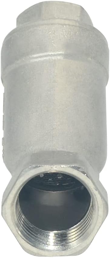 Strainer Mesh Filter Valve,800WOG Y-Spring NPT Female Check Valve,Stainless Steel SS316 CF8M (1/2")