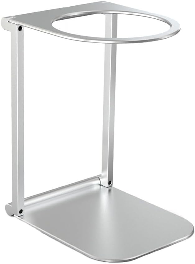 Coffee Dripper Stand,Stainless Steel Drip Holder With Base Portable Foldable For Hand Press Espresso Makers For Outdoor Camping Hiking Travel Fits Most Mugs Cups 11.9cm Height 6.7cm Diameter Silver