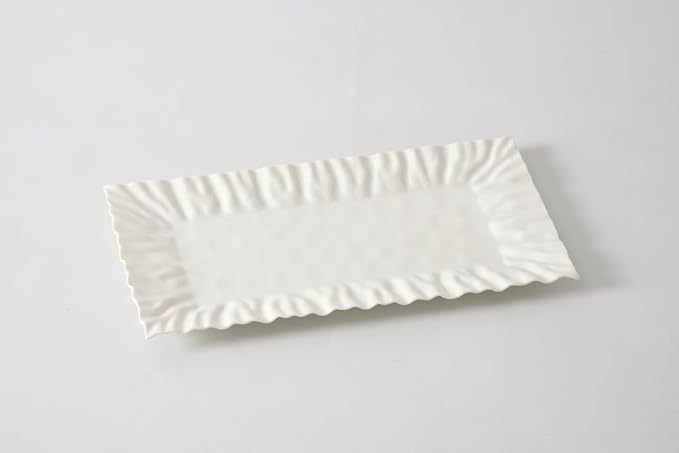 Pampa Bay Mascali Bianca Rectangular Tray, 15" x 7.5" x 1"