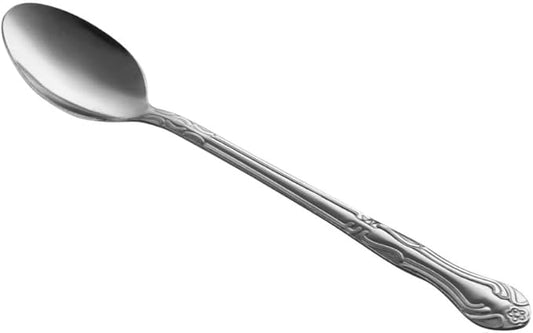 Soro Essentials- Stainless Steel Windy City Iced Tea Spoon Set of 24- Serving Utensils Serving Flatware Cutlery Kitchen Tableware Buffet Serving Utensils for Home Kitchen and Restaurant