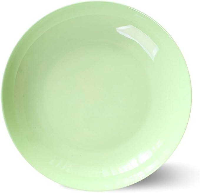 Kitchen Plates Ceramic Plate Salad Sushi Plate Ramen Fruit Steak Plate Suitable for Home Kitchen Restaurant Restaurant Plates(7in-D)