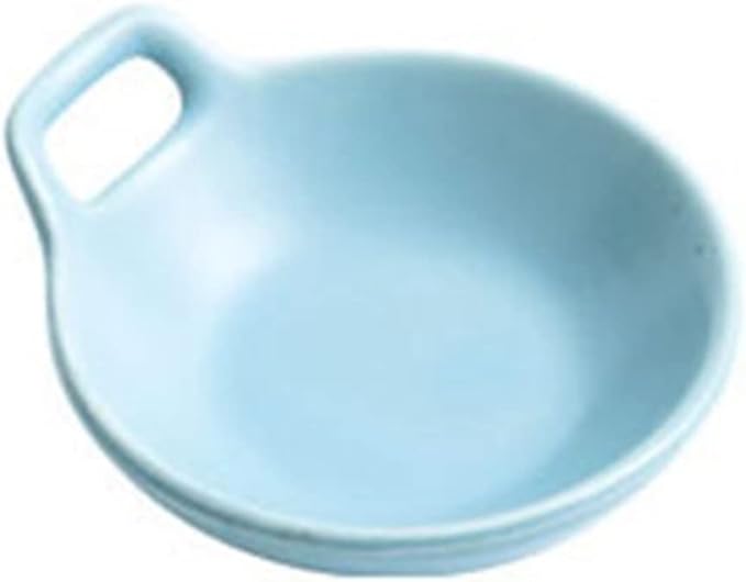 Dinner Plate Appetizer Plate Multipurpose Sauce Dish Household Ceramic Dipping Bowl Kitchen Tableware Salad Sauce Plate Dipping Dish Dressing Dish Snack Plate S