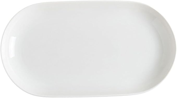 Elegant Oval Fish Steaming Plates Ceramic Dessert Plate Food Server Mora Ceramics Dinner for Entertaining